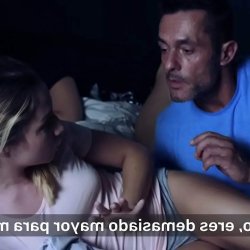 father fucks daughter s best friend with daughter lying right next to them mona blue