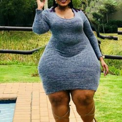 big curved hips standing naked