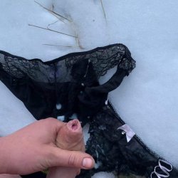 stolen panties cum pics