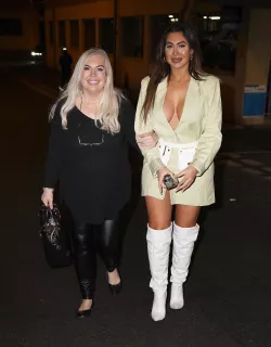 chloe ferry puts on a busty display in newcastle