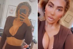 chloe ferry puts on a busty display in newcastle