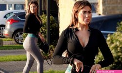 chloe ferry puts on a busty display in newcastle