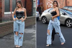 chloe ferry puts on a busty display in newcastle