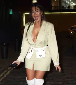 chloe ferry puts on a busty display in newcastle