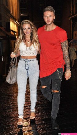 chloe ferry puts on a busty display in newcastle