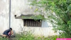 Desi bhabhi pissing in open toilet video