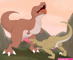 dino footjob