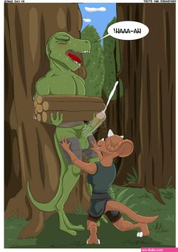 dino footjob