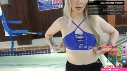Caroline Burt Twitch Nip Slip Upskirt