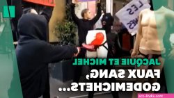 Une boutique Jacquie Michel à Paris visée par une manif anti-pornographie