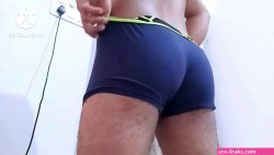 Indian Gym Trainer Showing his Hairy body bulge big cock and big ass in video call Underwear watch online