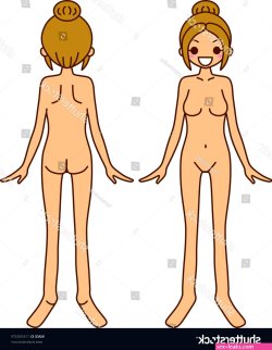 Naked Female Body Stock Illustration 114105373