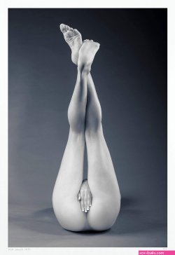 Female body nude art