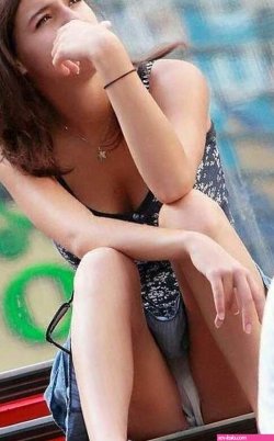 White Panties Teen Upskirt