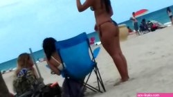 Sluts at the beach getting cocks hard