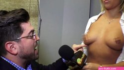Naked TV presenter Jenny Scordamaglia strips off to allow a plastic surgeon to m