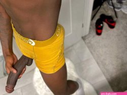 Pulling Out a Big Black Dick