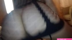 thick pawg snow bunny shaking her phat ass inside dirty trailer