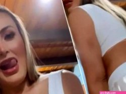Aps polêmicas Andressa Urach surge sensual de microssaia