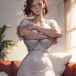 Mine Fujiko From Lupin Iii Grinning Small Breast Furry AI Porn