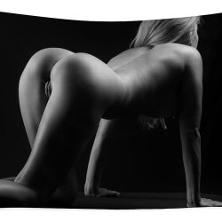Erotic nude woman with beautiful ass Tapestry by Alessandro Della Torre