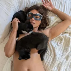 Halle Berry 50 goes topless and wears masks as actress remembers Catwoman film 20 years after it was released