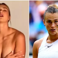 Aryna Sabalenka a pozat topless