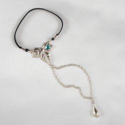 Penis bracelet without piercing with foliage jewel