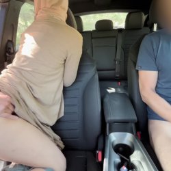 My Muslim Wifes First Dogging in public. French hiker almost ripped her pussy apart.