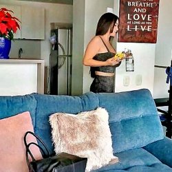 Hot Brunette Milf Indulges In Threesome With Hubby And Stepson