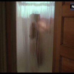 Ellie Cornell Nude Silhouette in Shower