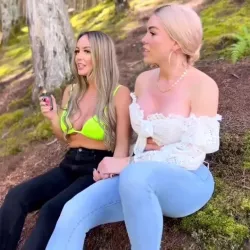 Kourtney Love Gia Itzel Lake Side Public Sex