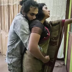 Vaishnavy Ass Lick in Saree by Sharun Raj Mallu Couple Hot Saree Ass Romance Hot Girl Ass Kiss and Rub by Mallu Boy Romance