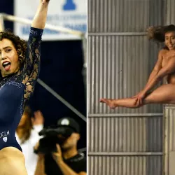 Viral US gymnast Katelyn Ohashi stuns in naked photo shoot