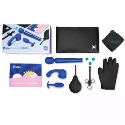 b-Vibe x Le Wand Anal Massage Education Set 10 Pcs Blue Best Sel