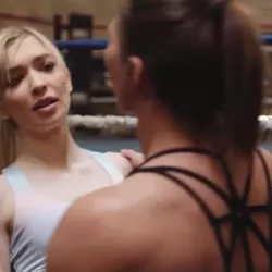 Free Lesbian Muscle Woman Fucks little Teen