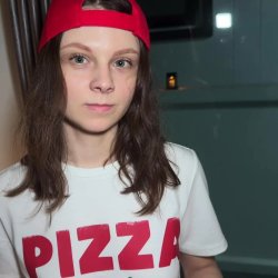Cute Slim Petite Pizza-girl Lets the Client Fuck Her Hard To Compensate Him For the Eaten Pizza