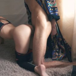 Fucked her from behind when she was about to go to the gym