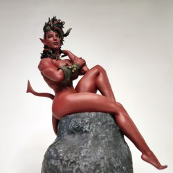 Karlach figure PAINTED