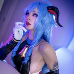 Lewd And Nude Ganyu Cosplay By Aery Tiefling