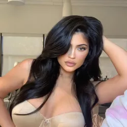Kylie Jenner Strips Down Nearly Nude While on Set at Kylie Cosmetics