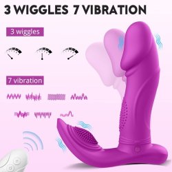 Thick Big Realistic Dildo G spot wiggle Vibrator Sex Toys for Women Rechargeable