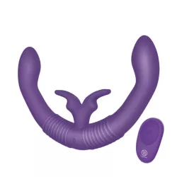 Together Remote Control Vibrating Rabbit Double Dildo