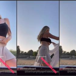 beth lily topless public