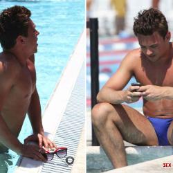 swimmer dick slip