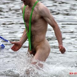 swimmer dick slip