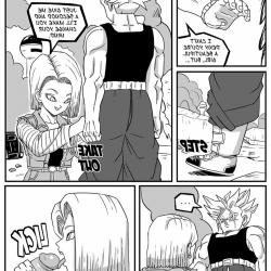 android 18 comic porn