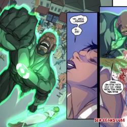 green lantern fuck hawkgirl