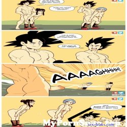 bulma desnuda follando con gohan