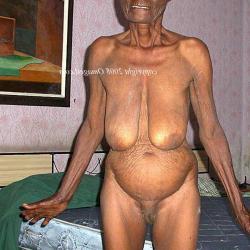 open black granny pussy